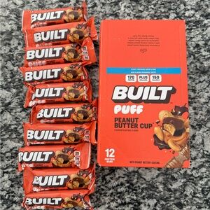 BUILT Puff Peanut Butter Cup x 22